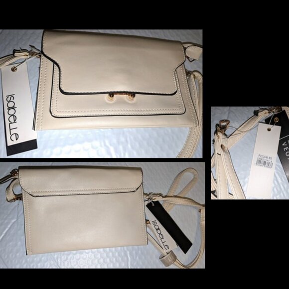 NEW ISABELLE Ivory Vegan Womens Purse - Picture 1 of 7